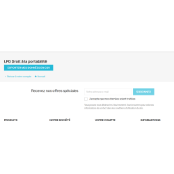 LPD (nlpd) Portabilité des données