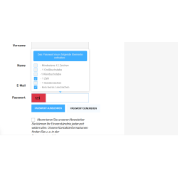 revDSG Sicheres Passwort für Kunden